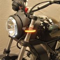 New Rage Cycles (NRC) Ducati Scrambler SIXTY2 / Cafe Racer / Desert Sled Front Turn Signals (Indicators)